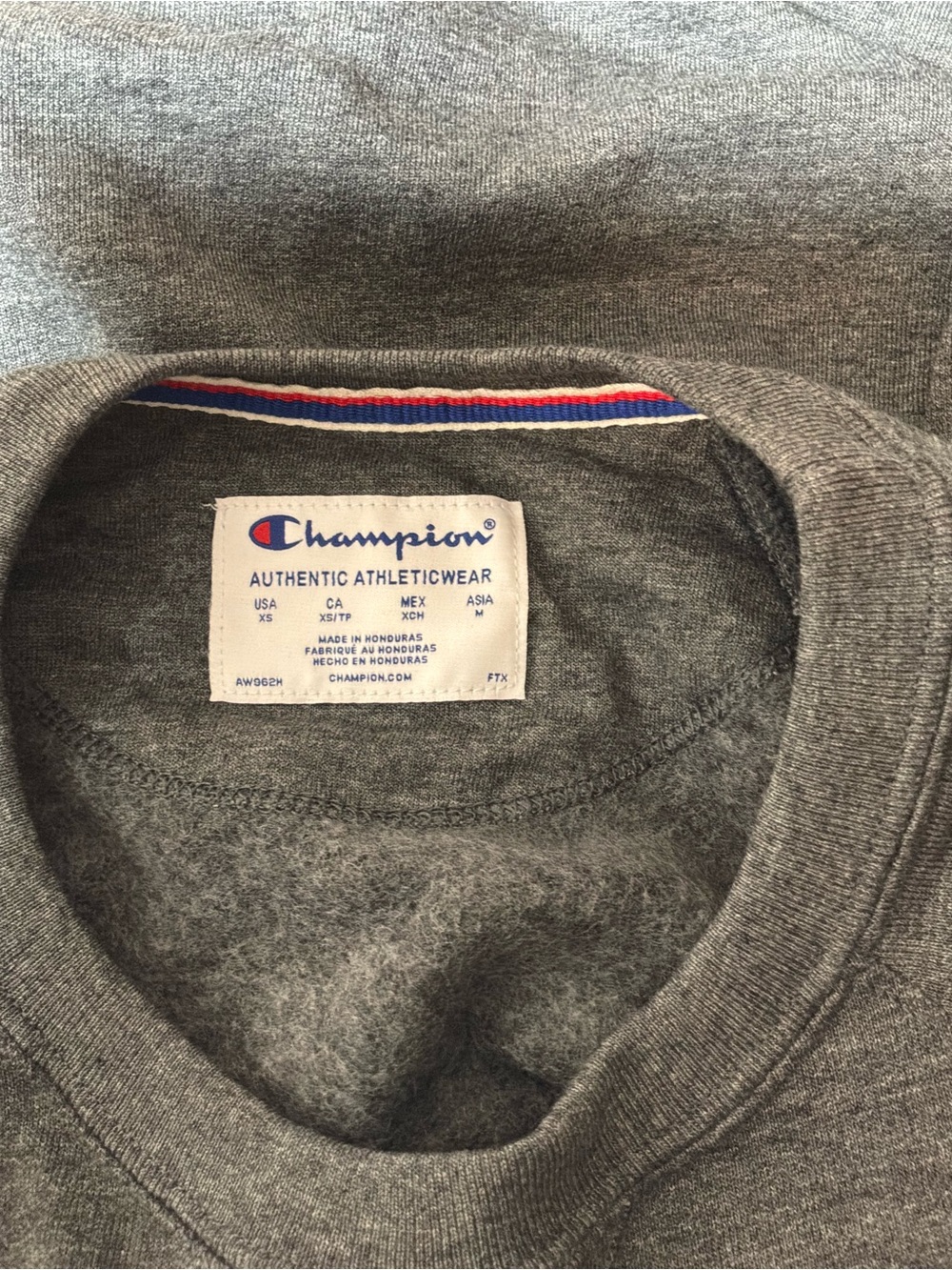 Champion Women's Dark Gray Crewneck Sweatshirt Size Xs - Picture 4 of 7
